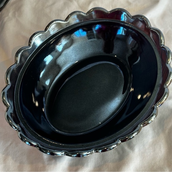 Vintage 1970 Fenton Carnival Nesting Hen covered dish. - Picture 6 of 10